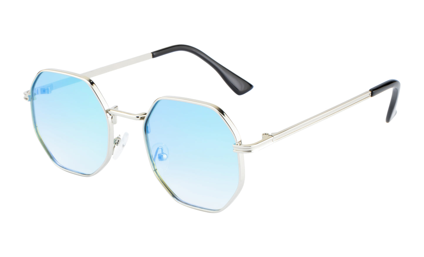 Clark N Palmer Emerald Reflection Hexa Sunglasses