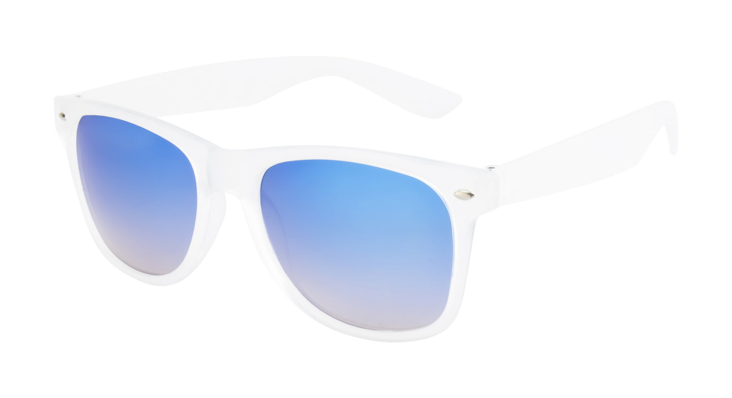 Clark N Palmer Frosted Polar Blue Sunglasses
