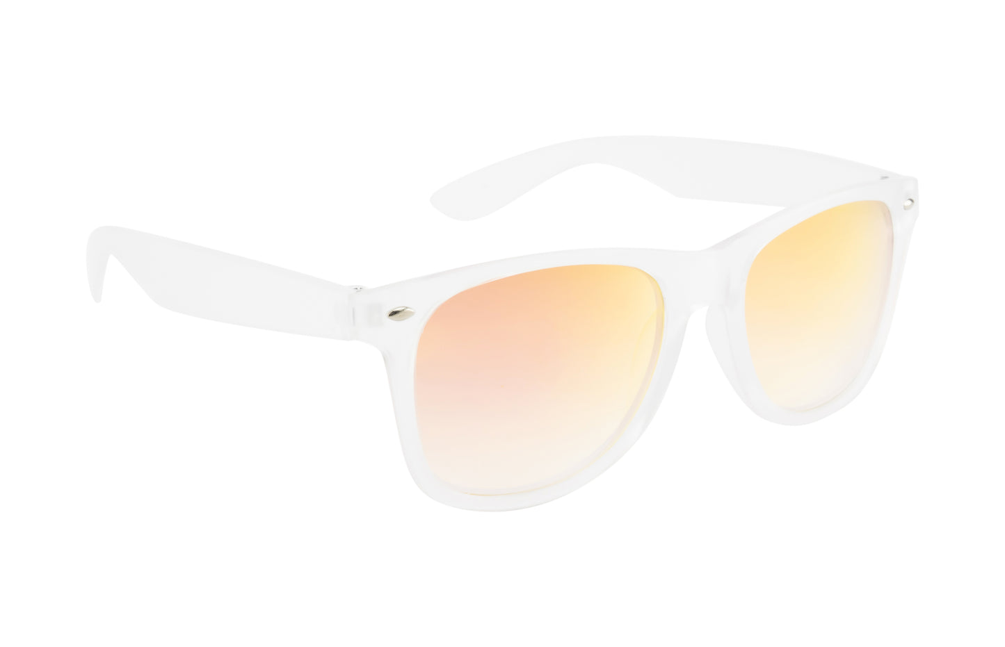 Clark N Palmer Frosted Amber Blaze Sunglasses