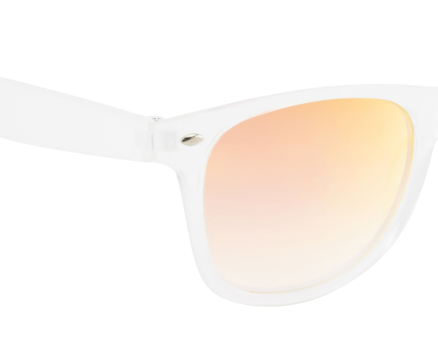 Clark N Palmer Frosted Amber Blaze Sunglasses