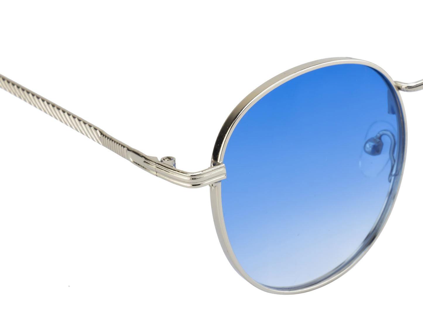 Clark N Palmer Azure Round Sunglasses