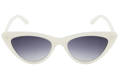 Clark N Palmer Silver Rectangular Sunglasses