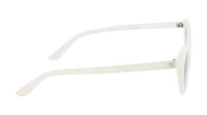 Clark N Palmer Silver Rectangular Sunglasses