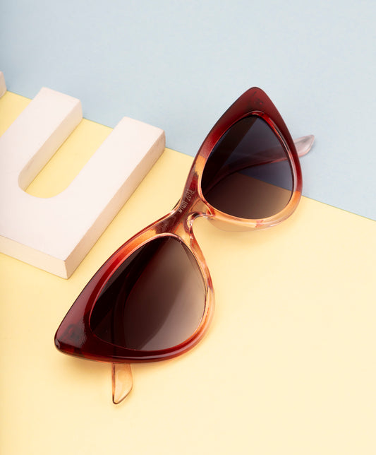 Clark N Palmer Feline Noir Cat-Eye Sunglasses