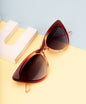 Clark N Palmer Feline Noir Cat-Eye Sunglasses