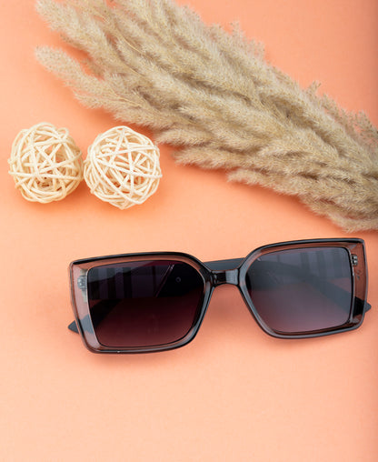 Clark N Palmer Oversized Rectangular Sunglasses