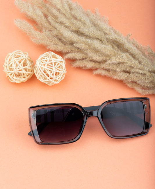 Clark N Palmer Oversized Rectangular Sunglasses
