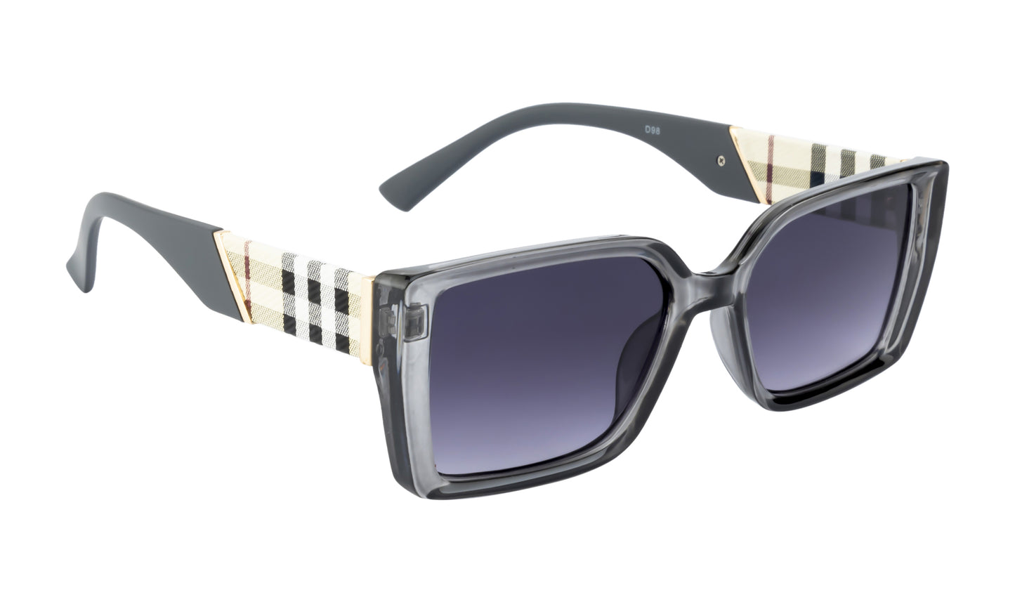 Clark N Palmer Oversized Rectangular Sunglasses
