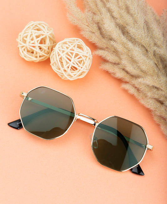 Clark N Palmer Classic Olive Hexa Sunglasses