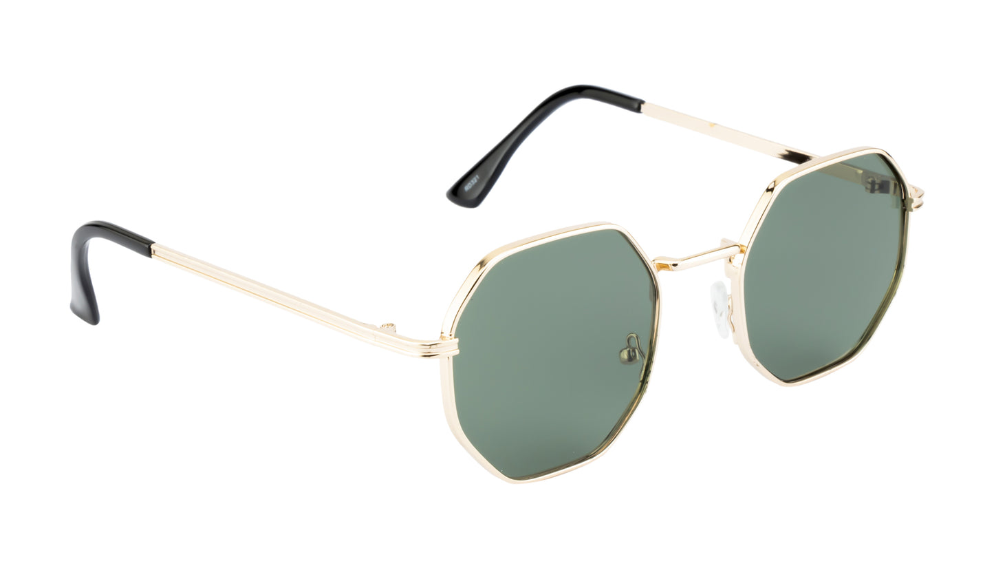 Clark N Palmer Classic Olive Hexa Sunglasses