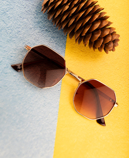 Clark N Palmer HexaGold Luxe Sunglasses
