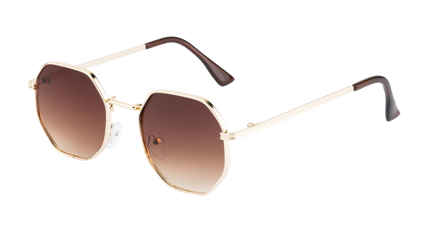 Clark N Palmer HexaGold Luxe Sunglasses