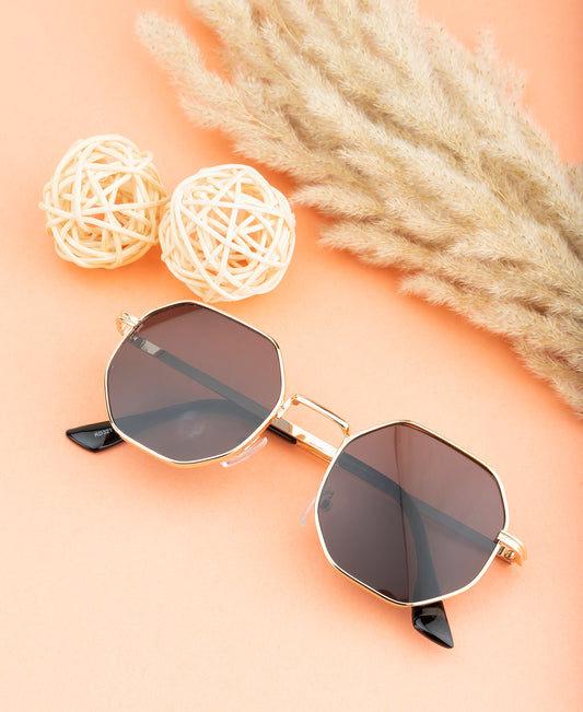 Clark N Palmer NoirGold Classic Sunglasses