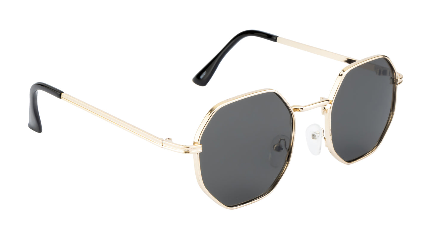 Clark N Palmer NoirGold Classic Sunglasses
