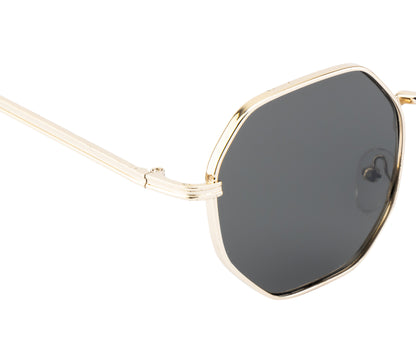 Clark N Palmer NoirGold Classic Sunglasses