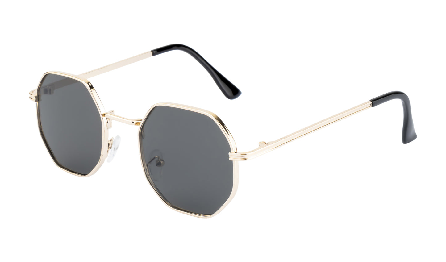 Clark N Palmer NoirGold Classic Sunglasses