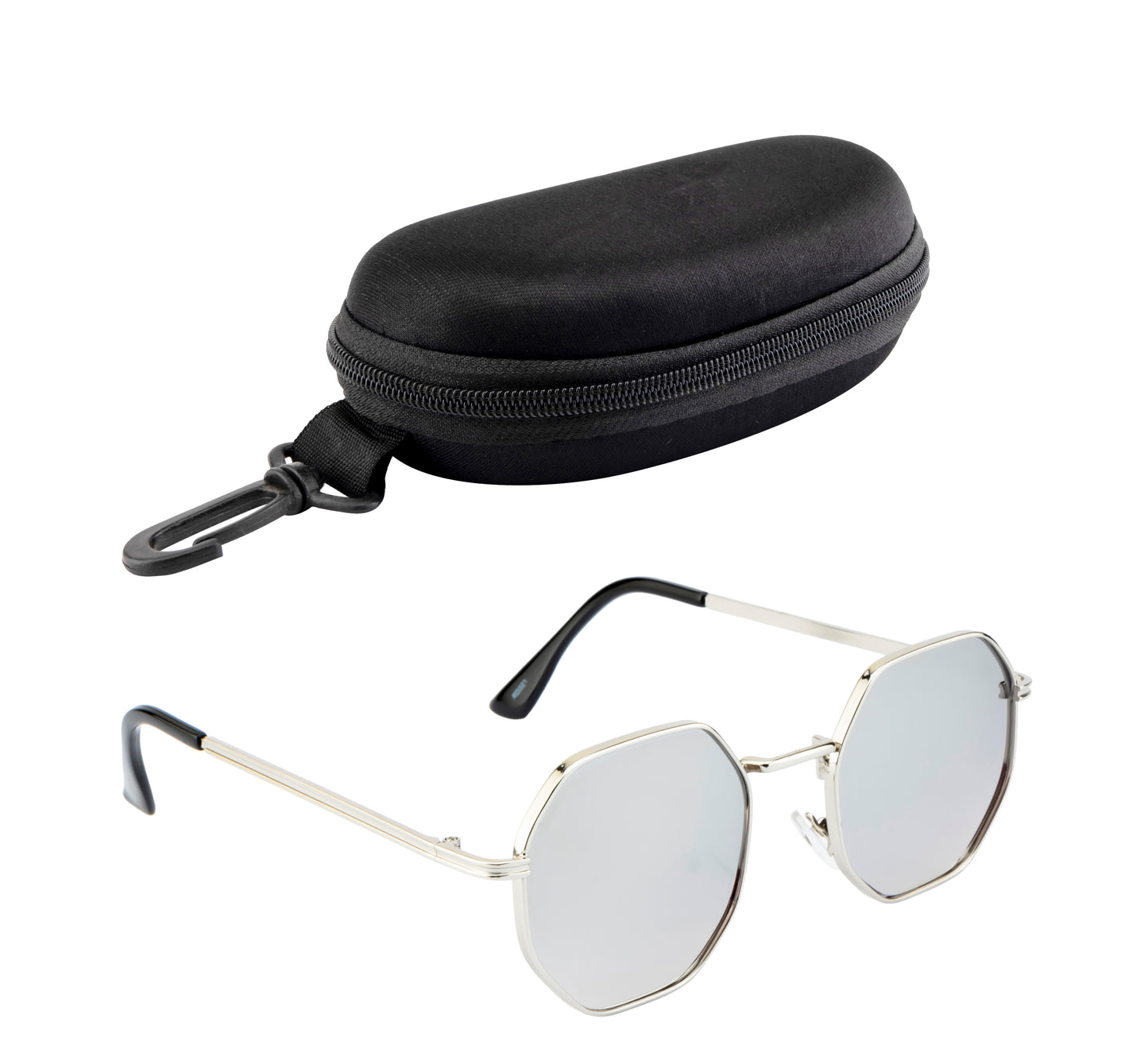 Clark N Palmer SilverMirror Hexa Sunglasses
