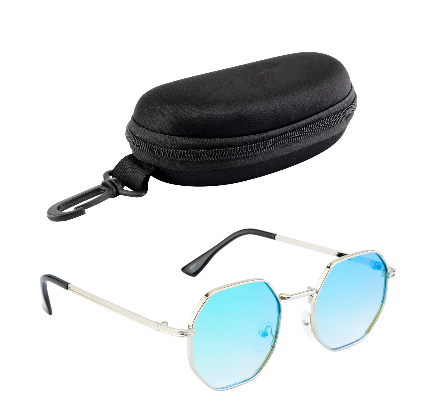 Clark N Palmer Emerald Reflection Hexa Sunglasses