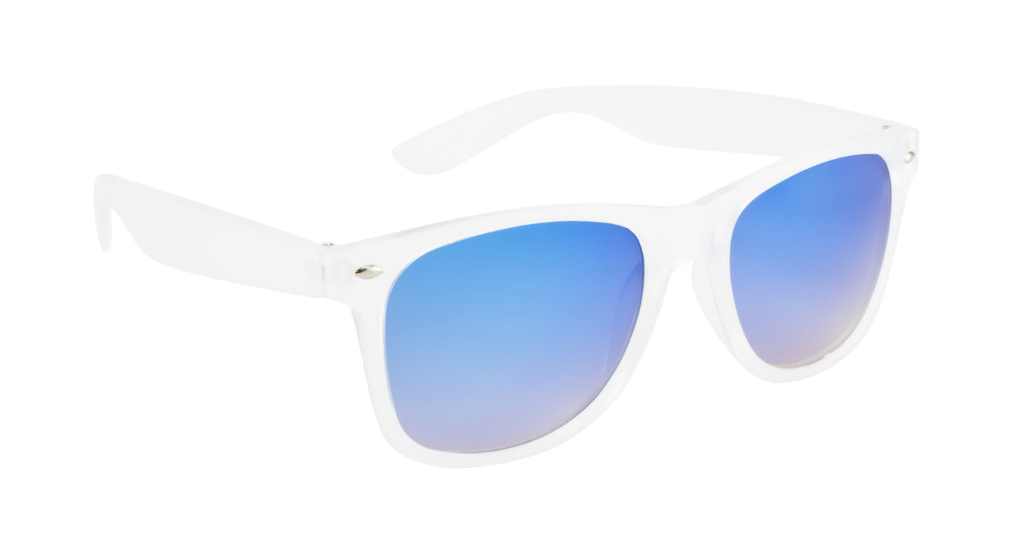 Clark N Palmer Frosted Polar Blue Sunglasses