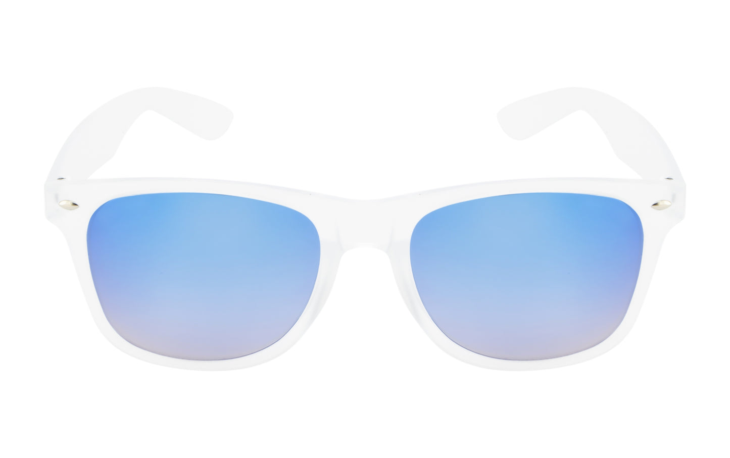 Clark N Palmer Frosted Polar Blue Sunglasses