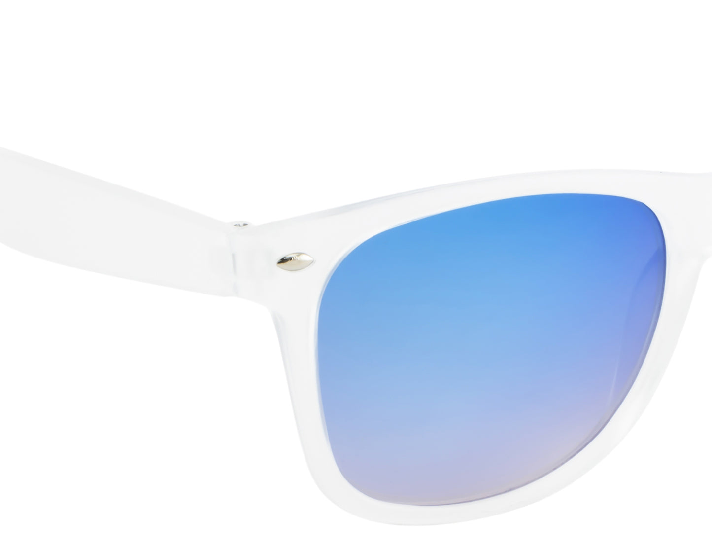 Clark N Palmer Frosted Polar Blue Sunglasses