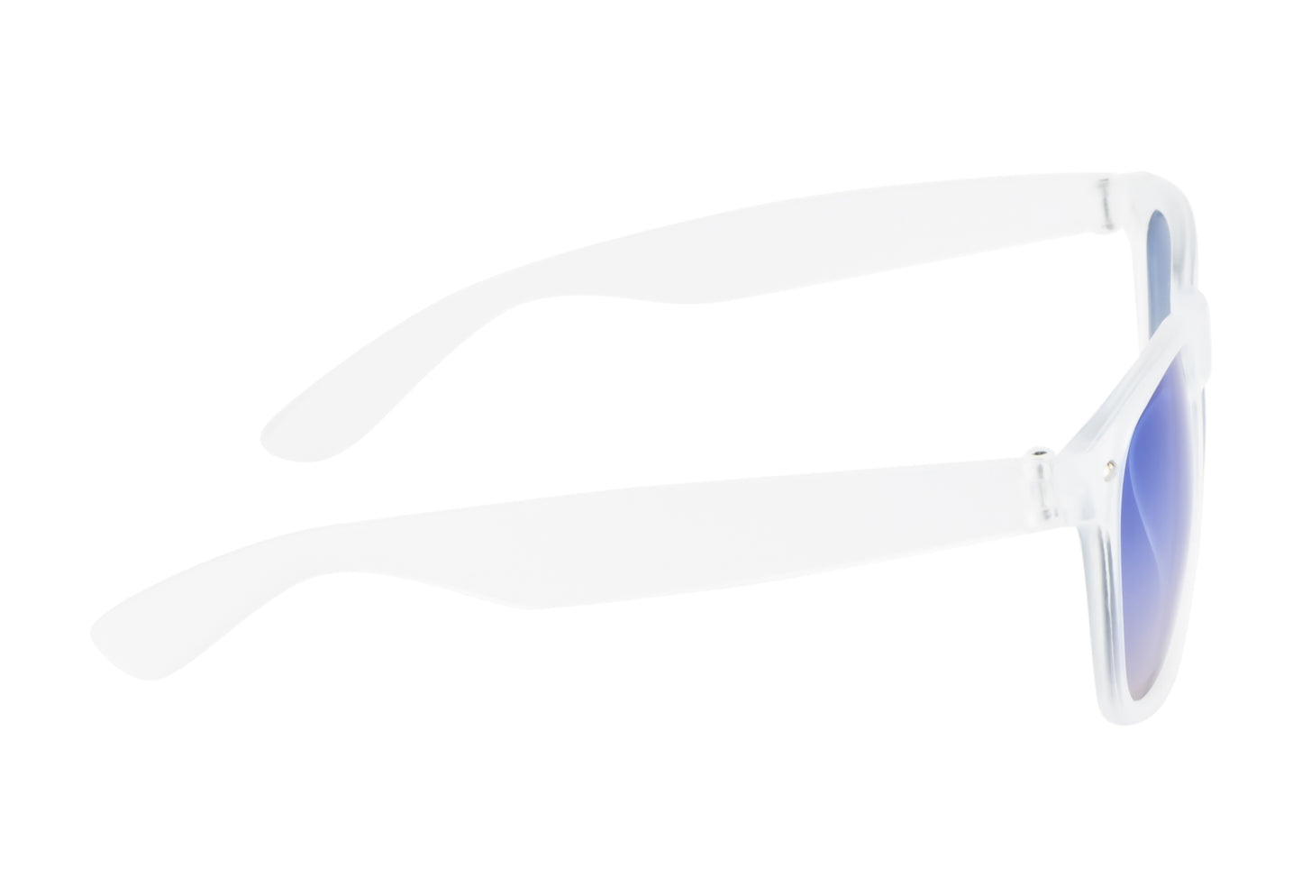 Clark N Palmer Frosted Polar Blue Sunglasses