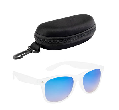 Clark N Palmer Frosted Polar Blue Sunglasses