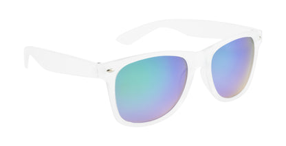 Clark N Palmer Frosted Mirror Blue Sunglasses