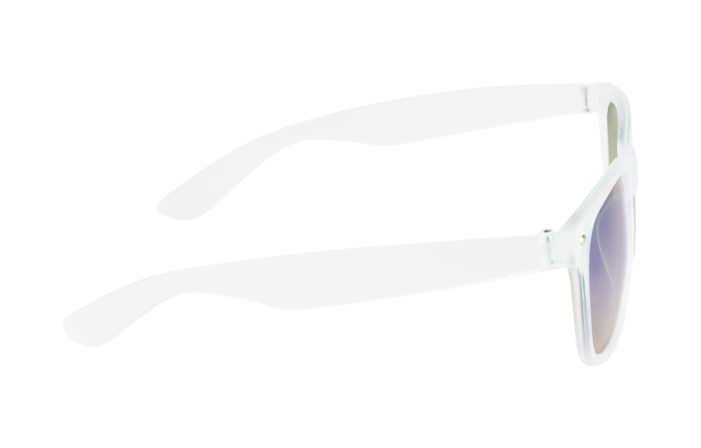 Clark N Palmer Frosted Mirror Blue Sunglasses