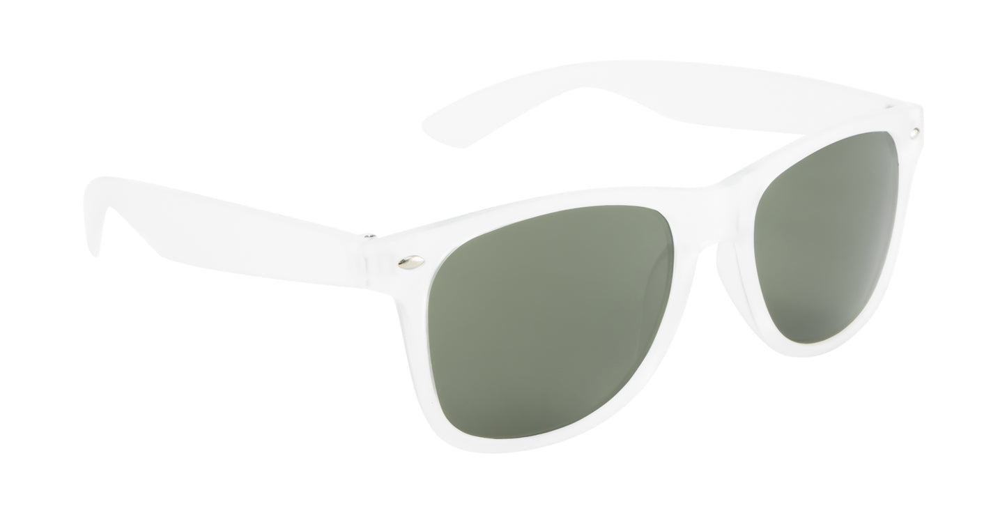Clark N Palmer Frosted Classic Green Sunglasses