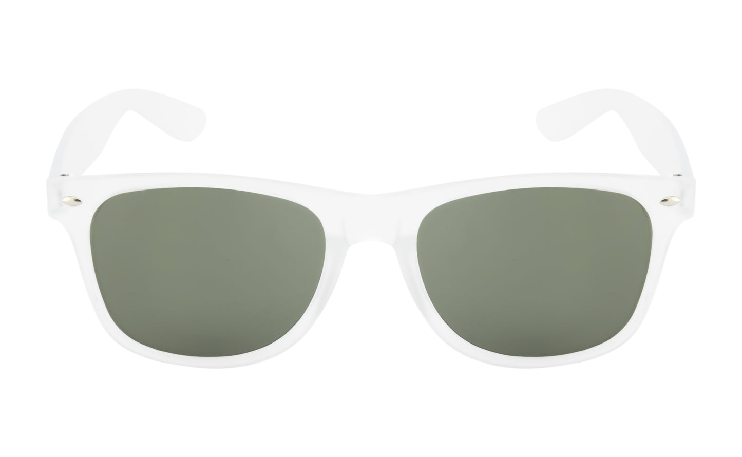 Clark N Palmer Frosted Classic Green Sunglasses