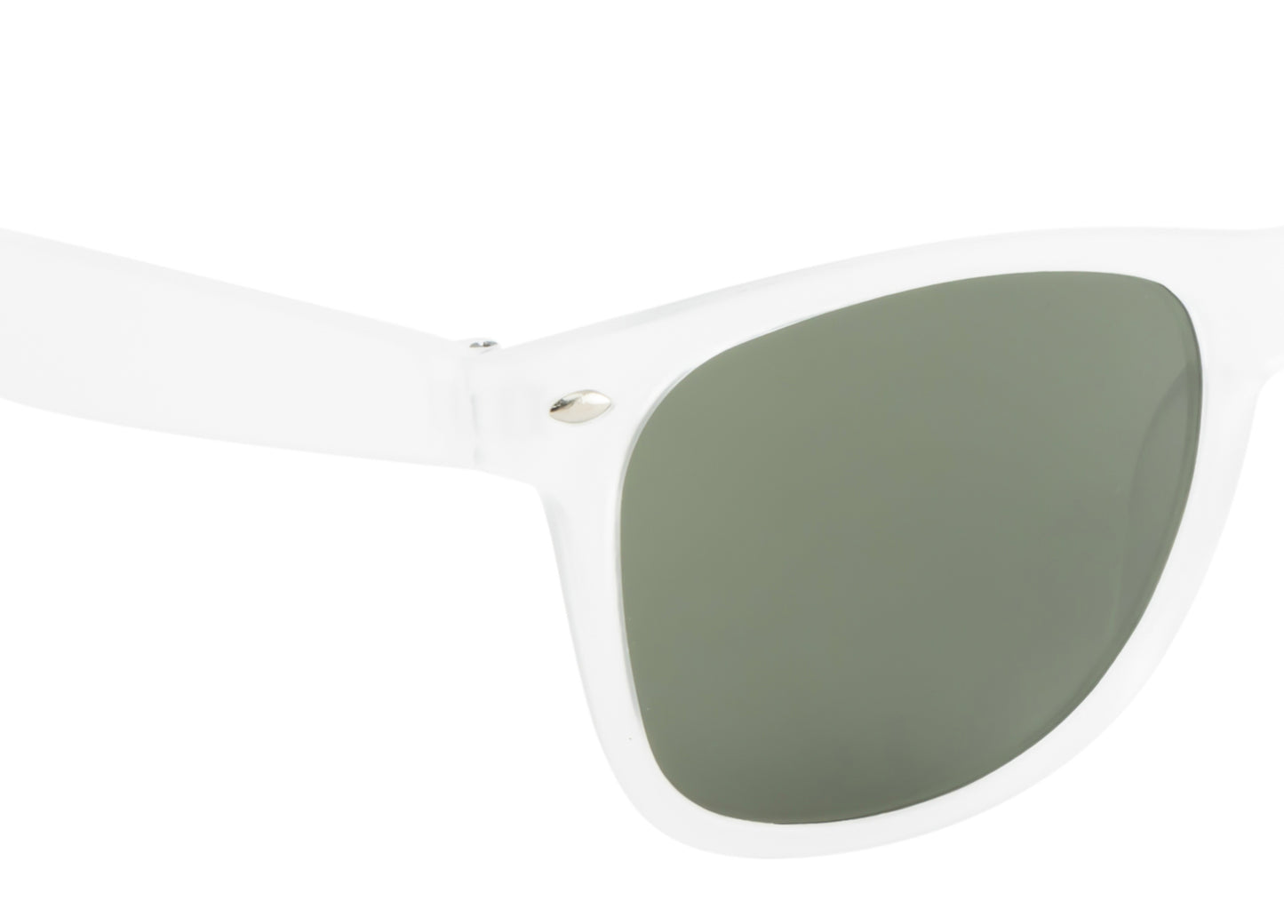 Clark N Palmer Frosted Classic Green Sunglasses