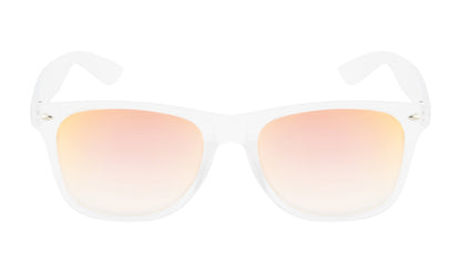 Clark N Palmer Frosted Amber Blaze Sunglasses
