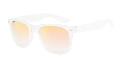 Clark N Palmer Frosted Amber Blaze Sunglasses
