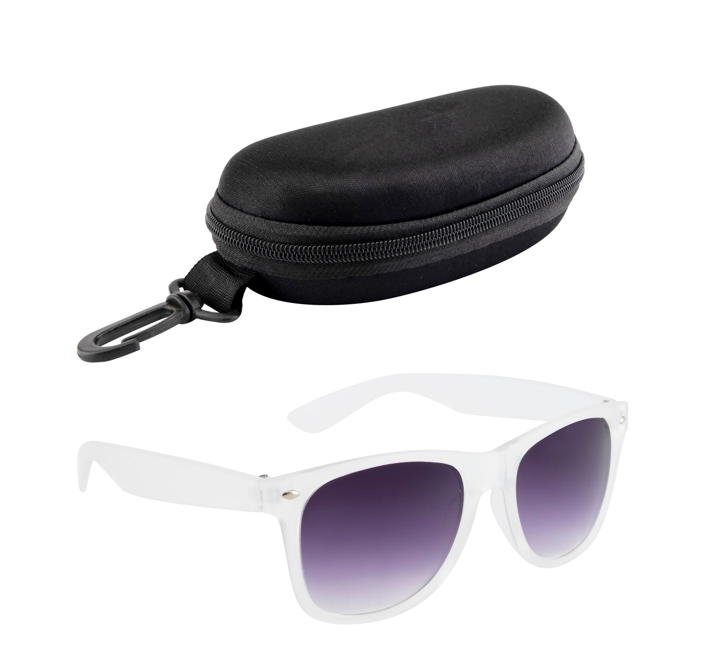 Clark N Palmer Frosted Noir Fade Sunglasses