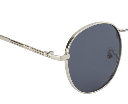Clark N Palmer Classic Noir Round Sunglasses