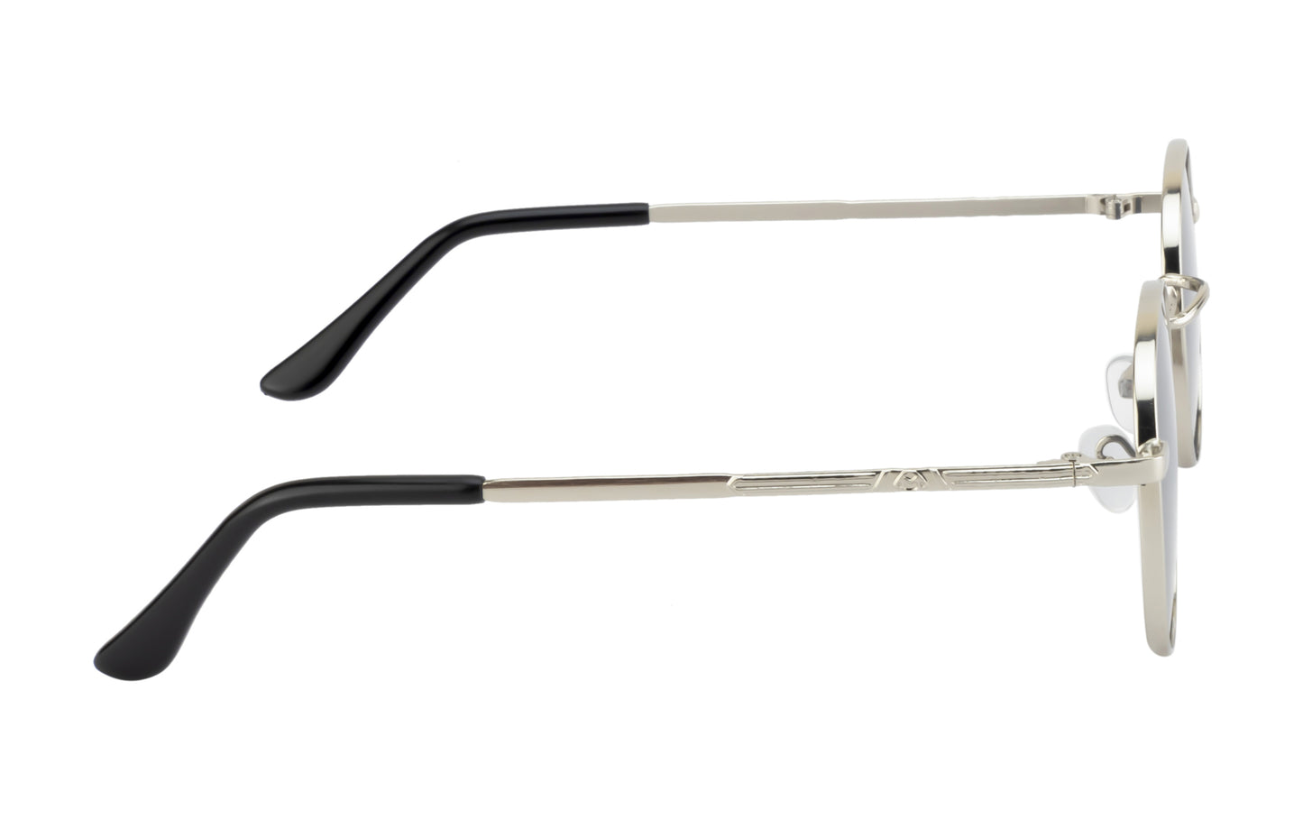 Clark N Palmer Classic Noir Round Sunglasses
