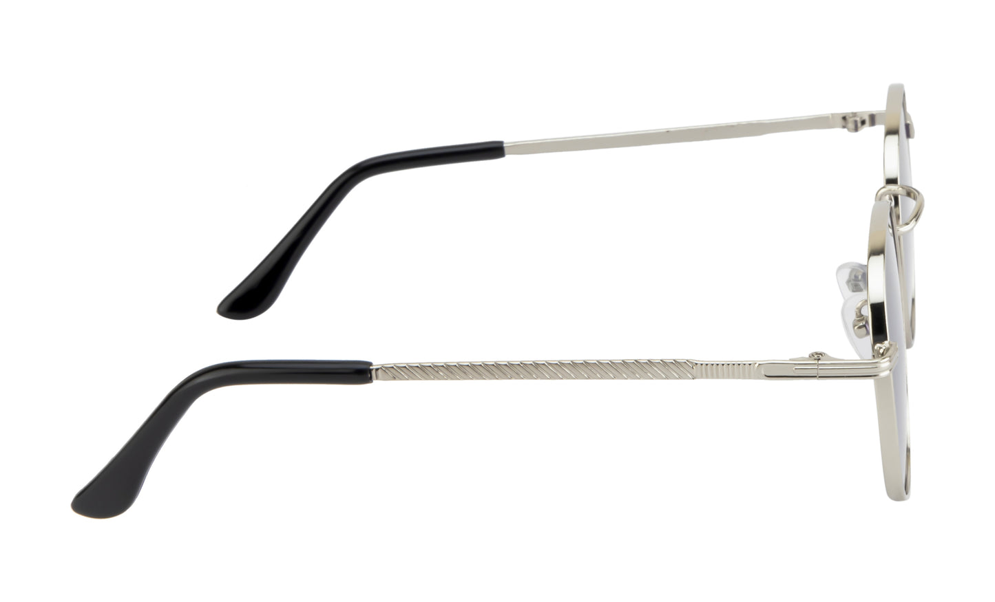 Clark N Palmer Purple Gradient Round Sunglasses